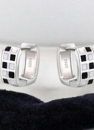 Сережки срібло маленькі оригінальні стильні silver ♥️