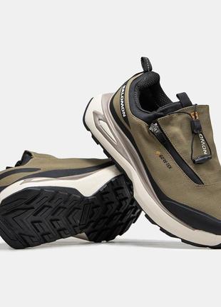 Мужские кроссовки salomon odyssey gore-tex black haki 41-42-43-44-45