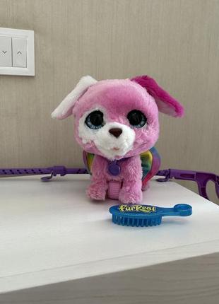 Интерактивная собачка на поводке с юбкой и гребешком hasbro furreal friends glamalots interactive pet