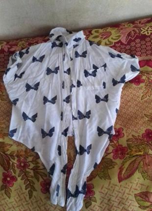 Сорочка із завязками спереду