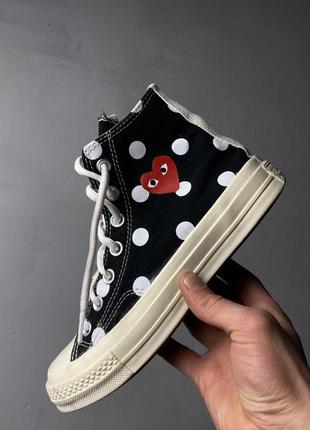 Converse play comme de garson кеди високі