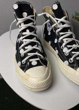 Converse play comme de garson кеди високі4 фото