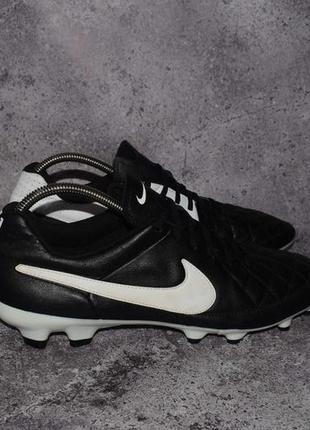 Nike tiempo genio fg (футбольные кожаные копы бутсы найк тьемпо )