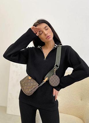 Вязаный костюм хлопок двойка