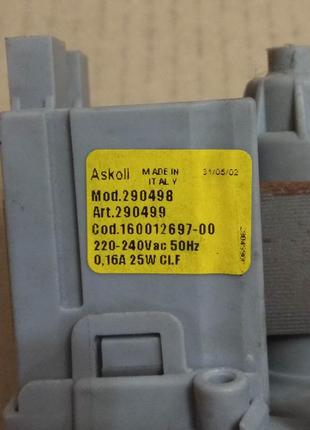 Помпа насос askoll 290498 160012697-00 0,16 а 25 w italy indesit2 фото