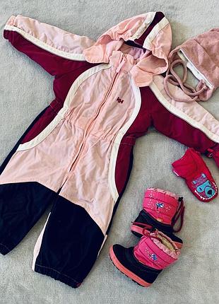 Комбинезон -дождевик переходный утепленный всесезонный 3-в-1 helly hansen (англия)