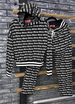 Спортивный костюм в стиле миу миу