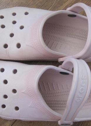 Крокси crocs  шльопки, сабо  w 8-9 м 6-7 38-39р 24-25см5 фото