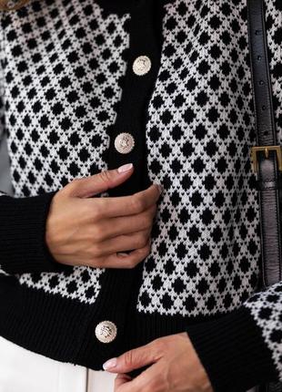 Вязаная кофта кардиган (5 цветов) шерсть акрил