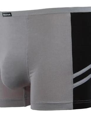 Труси чоловічі indena боксери бамбук темно-сірий 4xl 05323