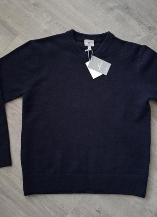 Вовняний светр джемпер h&m 100% шерсть
