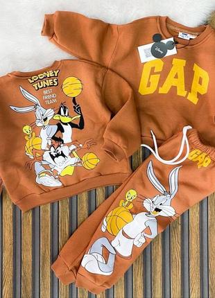 Костюм на флісі zara, gap
