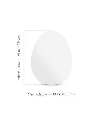 Компактный мастурбатор tenga egg boxy с геометрическим рельефом — ультра стимулирующая...