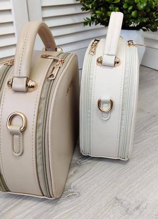 Женская сумка prada, сумка полноценная кросс-боди, сумка мини лого9 фото