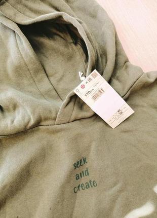 Худи оверсайз подростковая утепленная