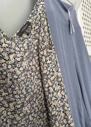 Пижамный комплект, пижама голубая, пижама primark,4 фото