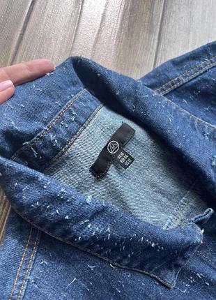 Оверсайз джинсовка джинсовая куртка7 фото