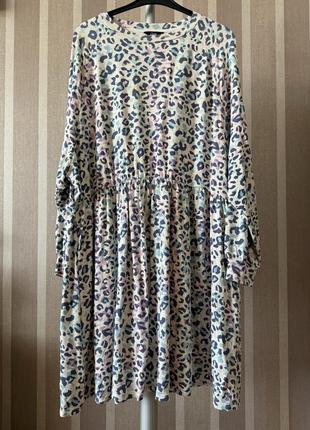 Плотное платье в леопардовый принт pretty secrets 24-26 по