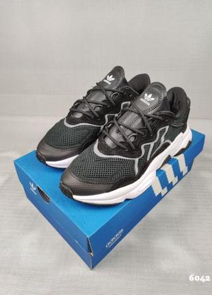 Кроссовки adidas ozweego black&amp;white2 фото