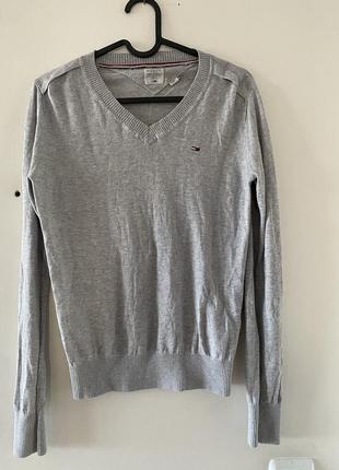 Брендовый хлопковый базовый свитер AAPE tommy hilfiger. оригинал