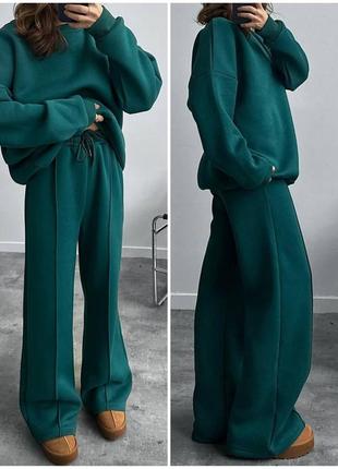 Теплий костюм oversize 📢супер цена 📢5 фото