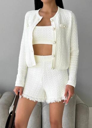 Костюм жакет и шорты
