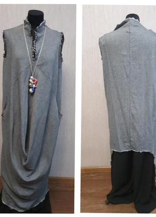 Платье туника оригинального кроя