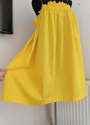Желтое платье h&amp;m4 фото