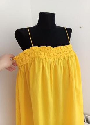 Желтое платье h&amp;m3 фото