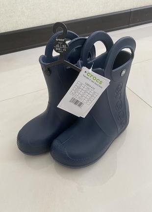 Чобітки резинові сапожки crocs 24-29 розміри