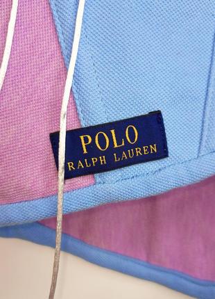 Polo ralph lauren корсетный топ голубо-пурпурный корсет upcycling4 фото