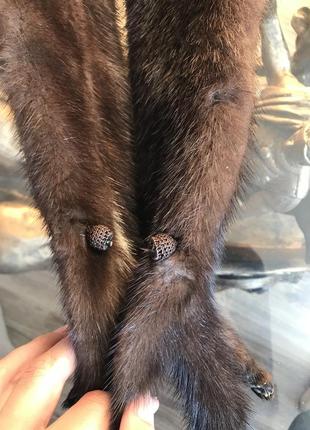 Мех норки, шкурка норки, шарф норки, палантин из норки