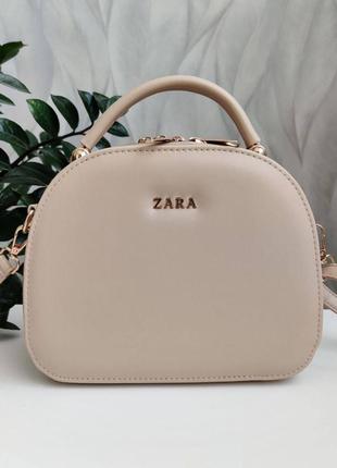 Сумка женская zara, сумка мини лого, полноценная кросс-боди zara3 фото