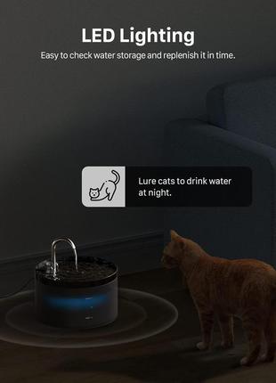 Фонтанчик для води cat з 9 фільтрами7 фото