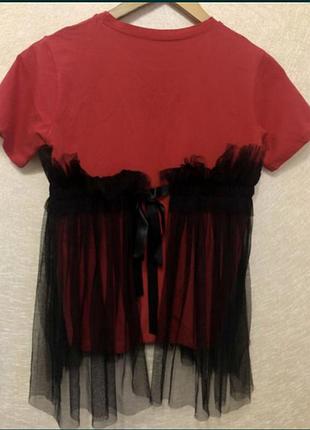 Футболка с фатином