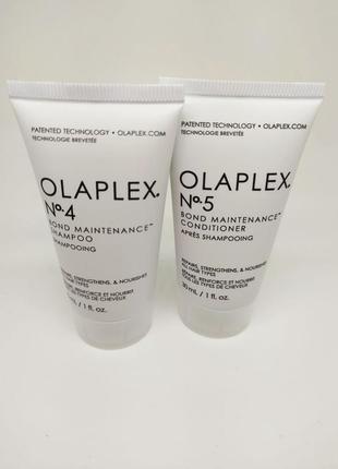 Шампунь+кондиционер для всех типов волос olaplex bond maintenance shampoo no. 4 conditioner no. 5