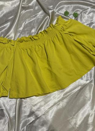 Топ zara красивого лимонного кольору 🍋