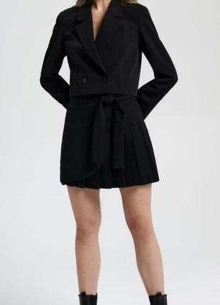 Черная юбка sinsay