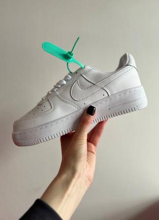 Nike air force 1 low white3 фото