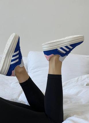 Кросівки adidas gazelle bold blue/pink6 фото