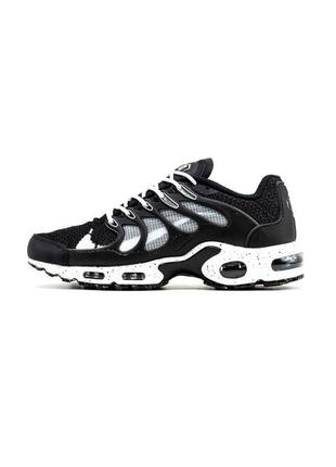 Nike air max tn terrascape plus (черные с белым)2 фото