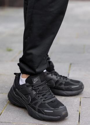 Мужские кроссовки nike v2k runtekk черные повседневные легкие кросы найк мужская спортивная обувь на лето