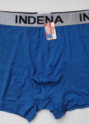 Трусы мужские indena боксеры бамбук темно синий xl 45336