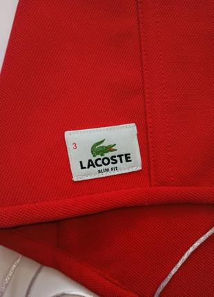 Lacoste корсетный топ красный корсет upcycling5 фото