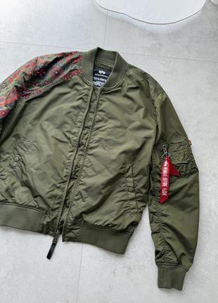 Мужской бомбер куртка alpha industries