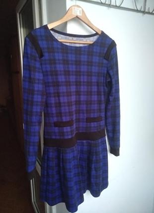 Стильное платье трикотаж школьницы x's-m