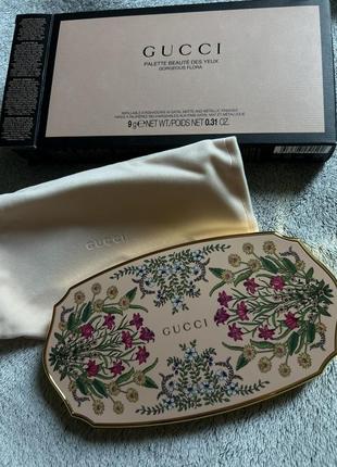 Лимитированная палетка теней gucci beauté des yeux gorgeous flora