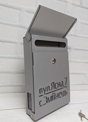 Адресна поштова скринька для листів та газет поштова скринька з індивідуальною адресою