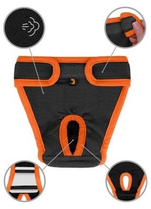 Труси гігієнічні bronzedog для собак розмір хl сірі (2007033025251)