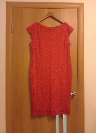 Шикарное гипюровое платье, размер 208 фото